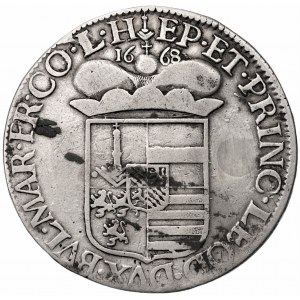 BELGIA - Liege - Maksymilian Henryk Bawarski - patagon 1668