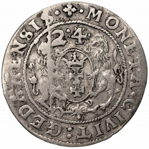 Zygmunt III Waza (1587-1632) - Ort 1624 Gdańsk – data przebita z 23