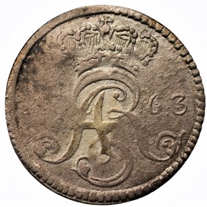 August III Sas (1733-1763) - Trojak 1763 DB Toruń