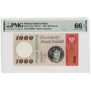 1.000 złotych 1965 - seria F - PMG 66 EPQ