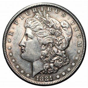 USA - 1 dolar 1881 (S) San Francisco - Morgan Dollar