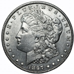 USA - 1 dolar 1897 - Filadelfia - Morgan Dollar