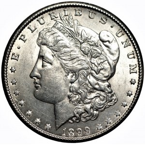USA - 1 dolar 1899 (O) Nowy Orlean - Morgan Dollar