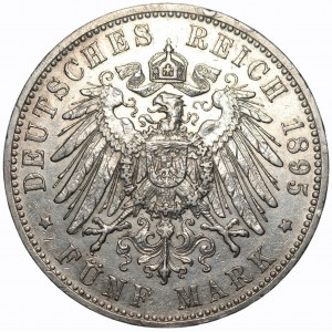 NIEMCY - Wirtembergia - 5 marek 1895 (F) Stuttgart