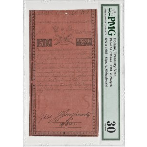50 złotych 1794 - seria A - PMG 30