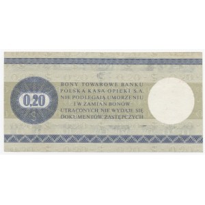 PEWEX - 20 centów 1979 - seria IN