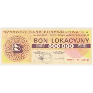 Bydgoski Bank Budownictwa S.A. - Bon Lokacyjny 500 000 złotych