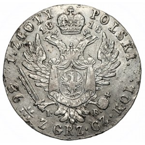 Królestwo Polskie - Aleksander I - 1 złoty 1818 IB