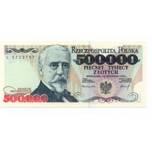 500.000 złotych 1993 - seria L