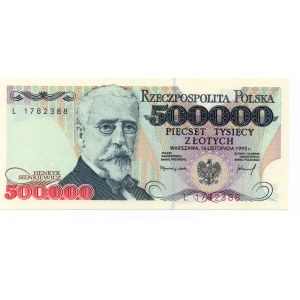 500.000 złotych 1993 - seria L