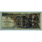 5.000.000 złotych 1995 - seria AA 0000000 - ARK - REPLIKA WZÓR