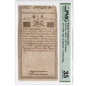 10 złotych 1794 - seria C - PMG 35