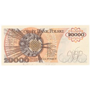 20.000 złotych 1989 - seria AK 0065953