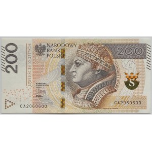 200 złotych 2015 - seria CA 2060600