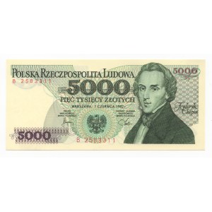 5.000 złotych 1982 - seria B