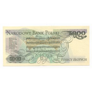 5.000 złotych 1982 - seria AR