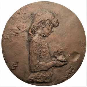 Józef Stasiński - medal dziewczynka z żółwiem - OPUS 1087