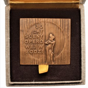 Medal 30 lat sceny operowej w Łodzi