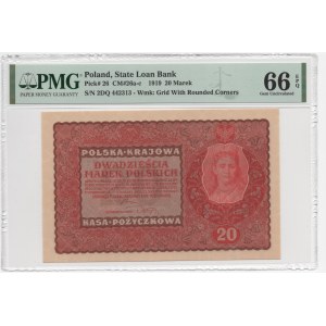 20 marek 1919 - II Serja DQ - PMG 66 EPQ