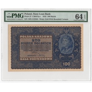 100 marek 1919 - IH Serja N - PMG 64 EPQ