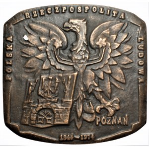 Józef Stasiński - medal PRL w uznaniu zasług Poznań