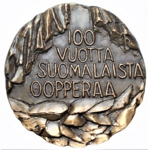 Medal 100 lat fińskiej opery w etui