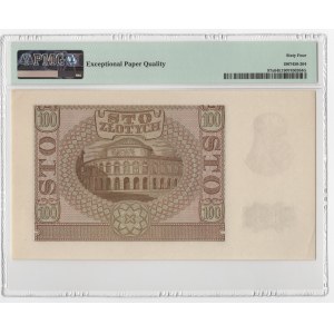 100 złotych 1940 - seria B - Falsyfikat ZWZ - PMG 64 EPQ