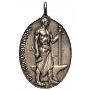 NIEMCY - Medal Alfred Krupp 1812-1912