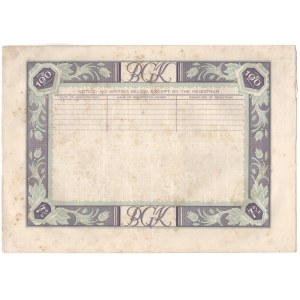 Bank Gospodarstwa Krajowego - 7% List Zastawny 100 złotych 1930