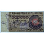 200.000 złotych 1989 - seria A - niska numeracja 0008575