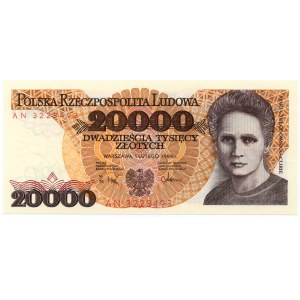 20.000 złotych 1989 - seria AN