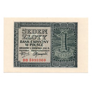 1 złoty 1941 - seria BB