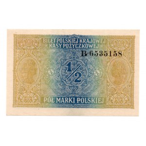 1/2 marki 1916 - Generał - seria B