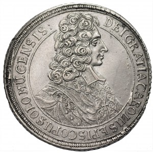 AUSTRIA OŁOMUNIEC - biskupstwo Karol III Józef Lotaryński (1695-1711) - Talar 1706