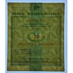 PEWEX - 20 dolarów 1960 - seria Dh z klauzulą