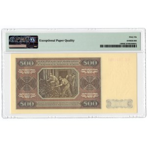 500 złotych 1948 - seria CC - PMG 66 EPQ