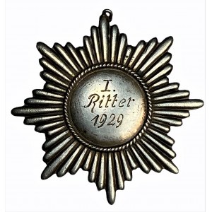 Silver star engraved Ag 800, I Ritter 1929