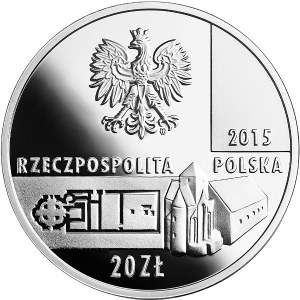 20 złotych 2015 - Relikty budowli pałacowo-sakralnej na Ostrowie Lednickim