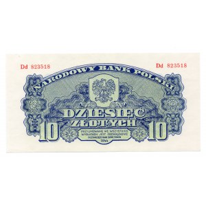 Emisja Pamiątkowa 1974 - 10 złotych 1944 bez żadnych nadruków
