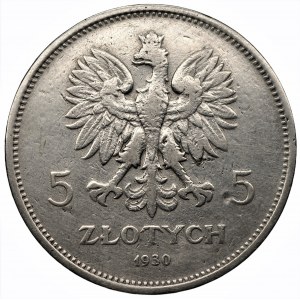 II RP - 5 złotych 1930 Sztandar