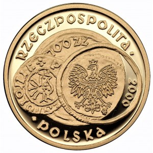 100 złotych 2000 - 1000 lecie zjazdu w Gnieźnie