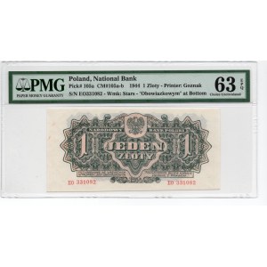 1 złoty 1944 ... owym - PMG 63 EPQ