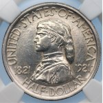 USA - 1/2 dolara 1921 - 100-lecie stanu Missouri - NGC UNC Details