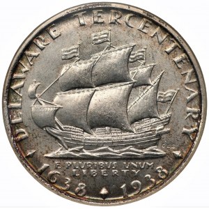 USA - 1/2 dolara 1936 - 300 rocznica Delaware - NGC MS64