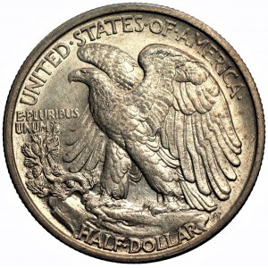 USA - 1/2 dolara 1916 - Filadelfia - Walking Liberty