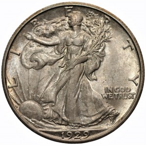 USA - 1/2 dolara 1929 - (D) Denver - Walking Liberty