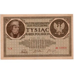 1.000 marek 1919 - seria X - KOLEKCJA LUCOW