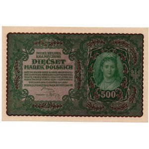 500 marek 1919 - II Serja AS - KOLEKCJA LUCOW