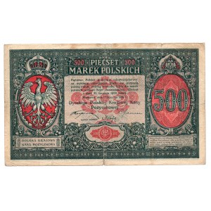500 marek polskich 1919 Dyrekcja PKKP