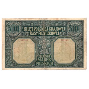 500 marek polskich 1919 Dyrekcja PKKP